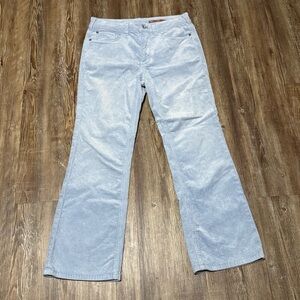 Pilcro Icon Corduroy Bootcut Pants Women's 27 Sky Blue Festive Fall Fashion